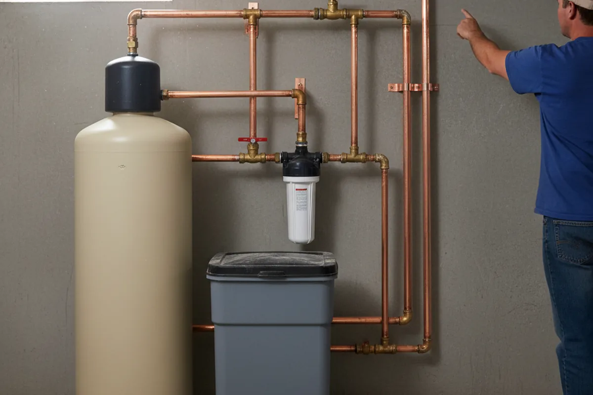 Whole-house water treatment system installed in Auburntown